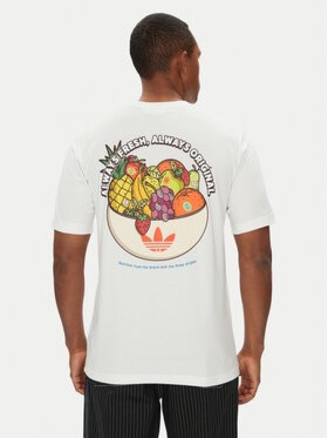 adidas T-Shirt Trefoil Series JW2975 Biały Loose Fit