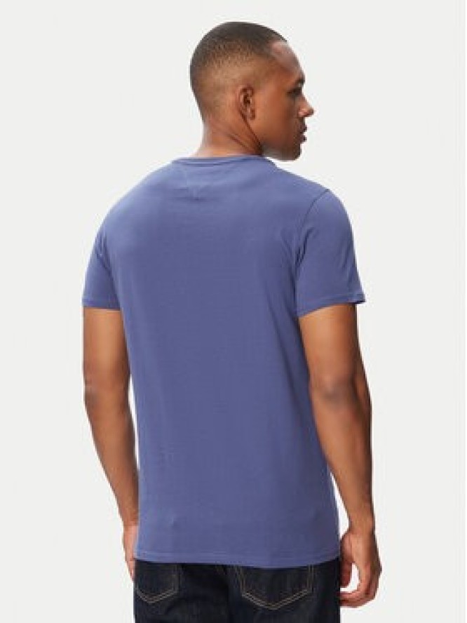 Tommy Jeans T-Shirt Jersey DM0DM04411 Niebieski Regular Fit