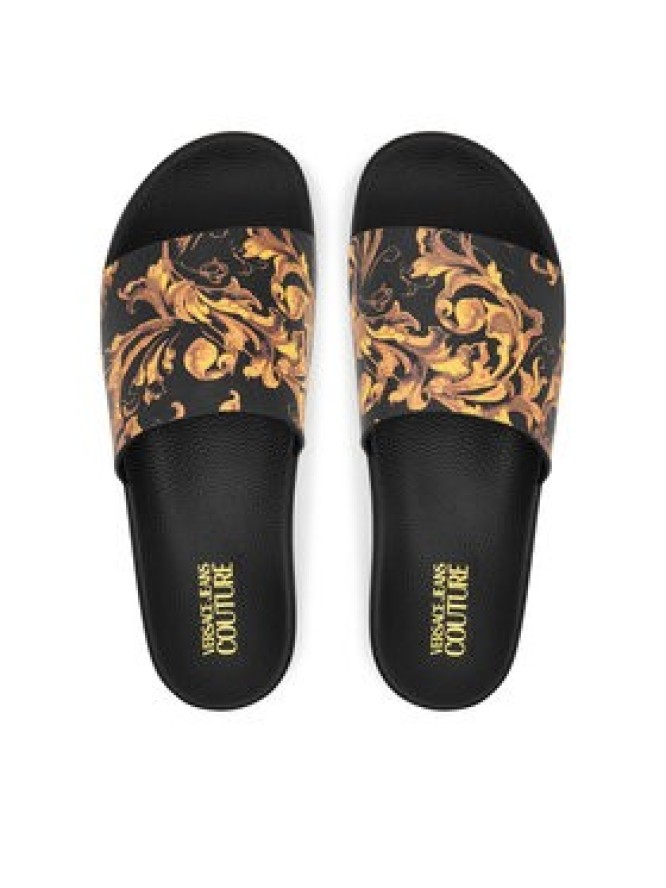 Versace Jeans Couture Klapki 79YA3SQ4 ZS365 G89 Czarny