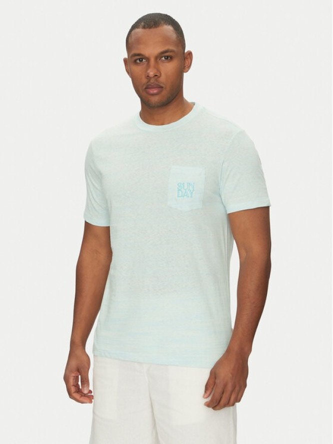 Blend T-Shirt 20718299 Zielony Regular Fit