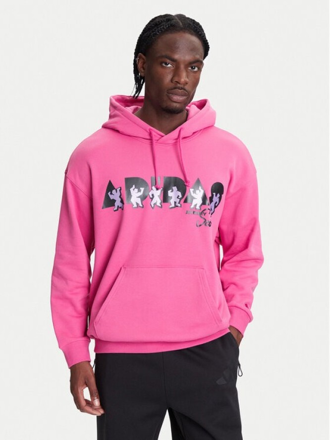 adidas Bluza Jeremy Scott Pride JL7625 Różowy Oversize