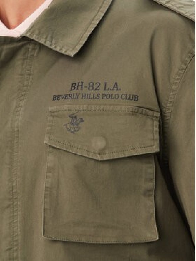 Beverly Hills Polo Club Kurtka przejściowa P-SS26M-JK0197-0342 Zielony Regular Fit