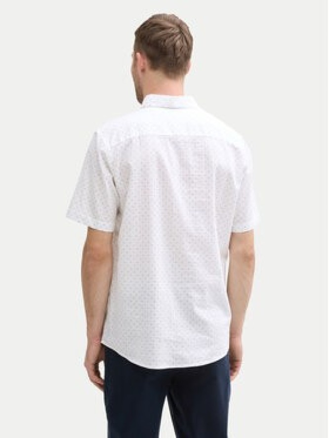 Tom Tailor Koszula 1045099 Biały Regular Fit
