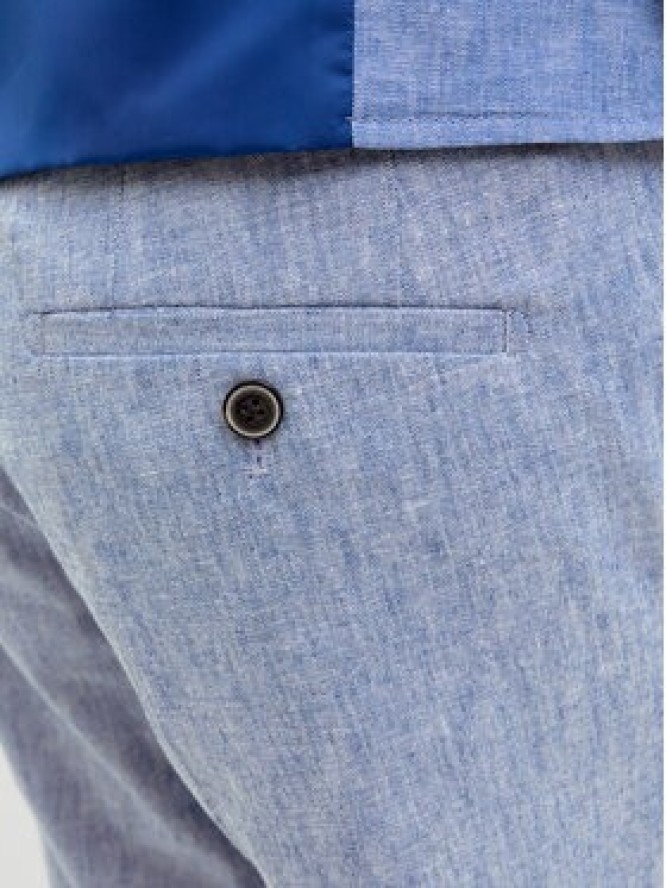 Jack & Jones Chinosy Riviera 12228724 Błękitny Slim Fit