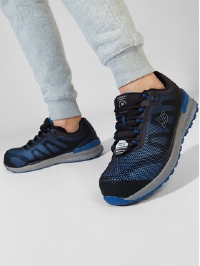 Skechers Półbuty Bulklin 77180EC/BLU Czarny