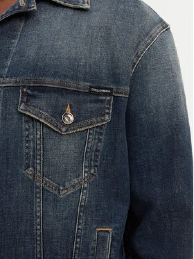 Dolce&Gabbana Kurtka jeansowa G9NL5D G8GW9 Niebieski Regular Fit