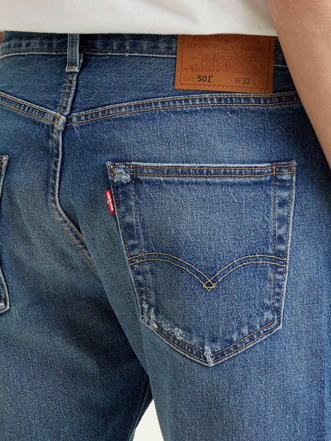 Levi´s Szorty dżinsowe "501" w kolorze niebieskim rozmiar: W28