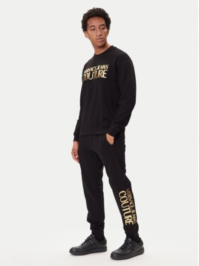 Versace Jeans Couture Spodnie dresowe 79GAAT05 Czarny Regular Fit