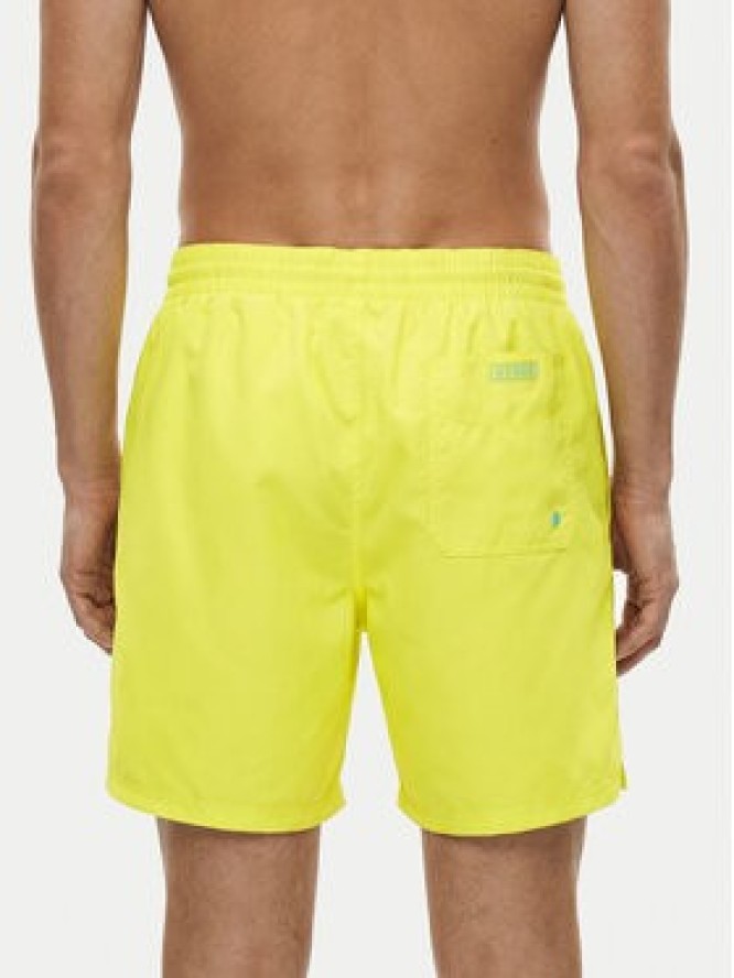 Guess Szorty kąpielowe F6GT24 WG282 MEDIUM Zielony Regular Fit