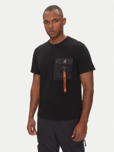 Parajumpers T-Shirt Mojave 25SMPMTSRE07 Czarny Regular Fit