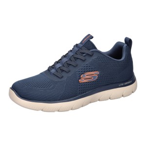 Buty Skechers Summits Eckler Niebiesko-Pomarańczowe