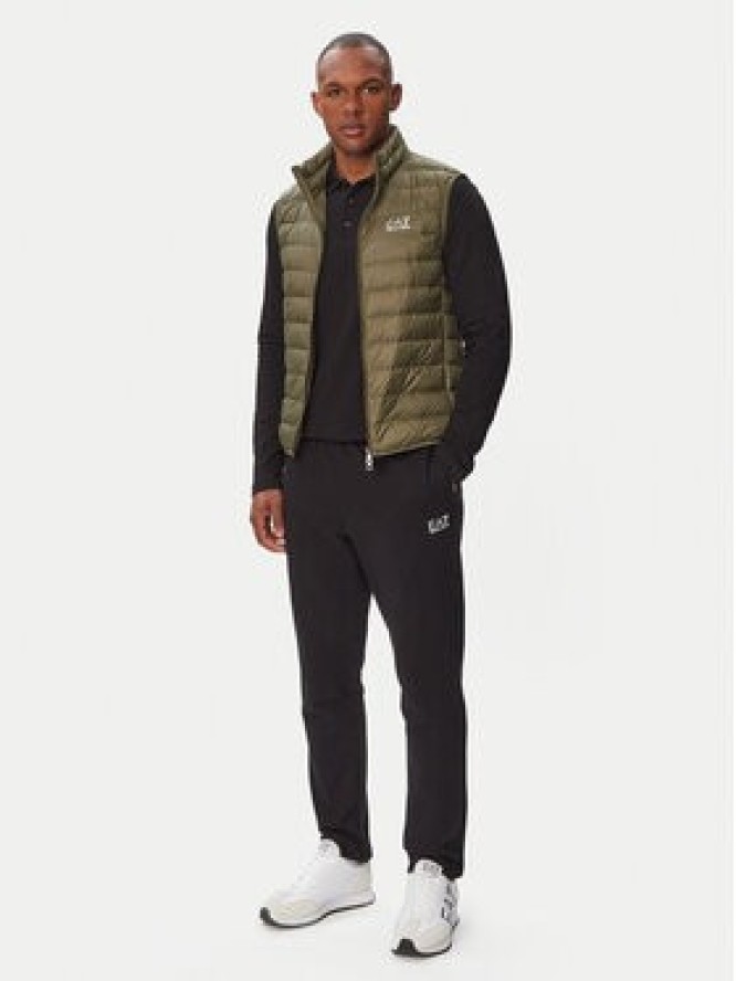EA7 Emporio Armani Kamizelka 8NPQ06 PNGPZ U7014 Zielony ciemny Regular Fit