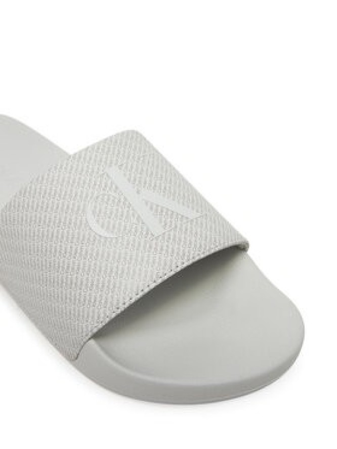 Calvin Klein Jeans Klapki Slide Aop Print YM0YM01269 Szary