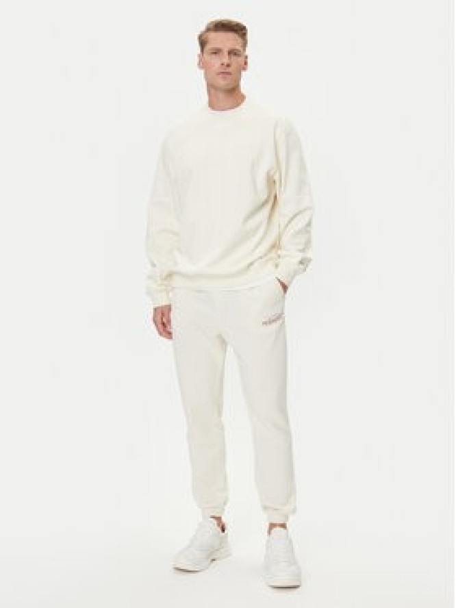 Jack & Jones Spodnie dresowe Kane Billy 12283257 Écru Relaxed Fit