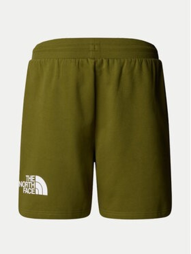 The North Face Szorty sportowe Easy NF0A8C2S Zielony Regular Fit