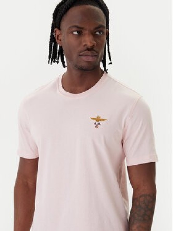 Aeronautica Militare T-Shirt 261TS1580UJ00372 Różowy Regular Fit