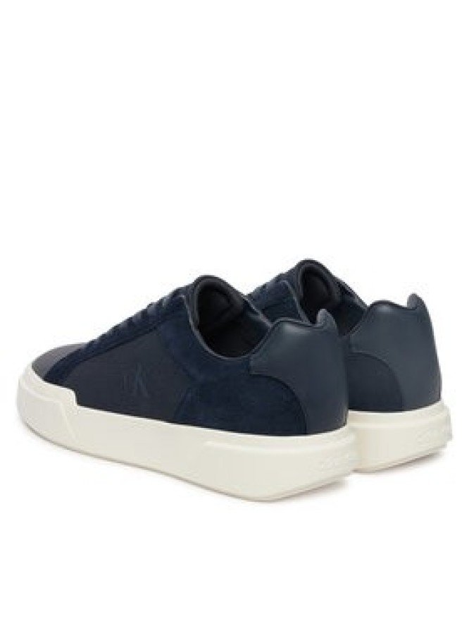 Calvin Klein Sneakersy Chunky Cupsole Laceup Cv Mix HM0HM02238 Granatowy
