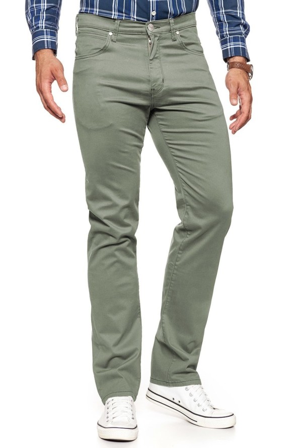 WRANGLER SPODNIE MĘSKIE ARIZONA DUSTY GREEN W12ORW457 112126447