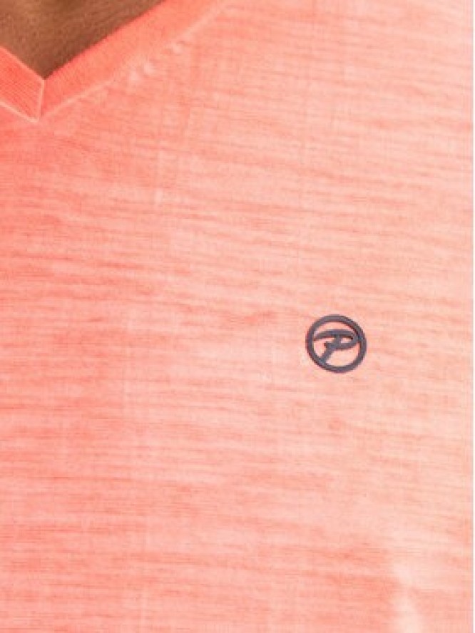 Petrol Industries T-Shirt M-1050-TSV662 Pomarańczowy Regular Fit