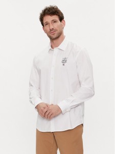 Aeronautica Militare Koszula 241CA1248CT3288 Écru Regular Fit