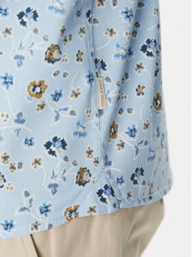 Blend Koszula 20718102 Niebieski Regular Fit