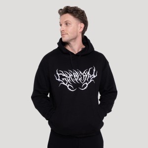 Bluza męska fitness z kapturem oversize Thorn