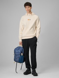 4F Spodnie dresowe cargo męskie - czarne S