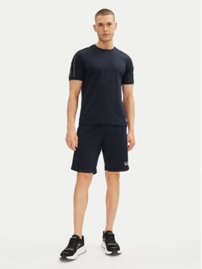 EA7 Emporio Armani T-Shirt 7M000138 AF10375 UB102 Granatowy Regular Fit