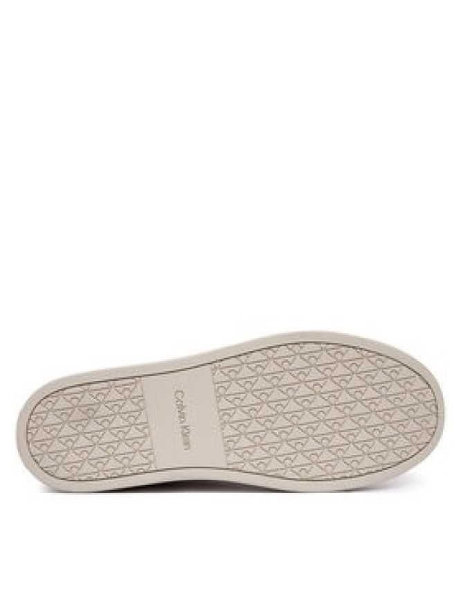 Calvin Klein Sneakersy Classic Cups Laceup Knit HM0HM02130 Beżowy