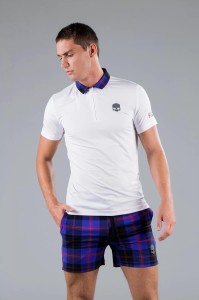 Koszulka Hydrogen TARTAN ZIPPED TECH POLO