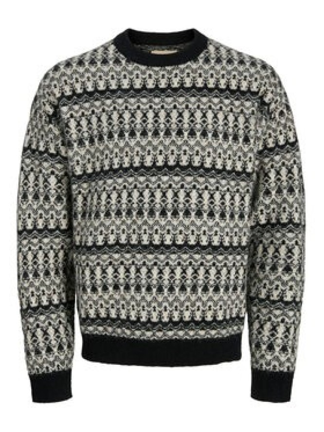 Jack & Jones Sweter Blumax 12286244 Czarny Relaxed Fit