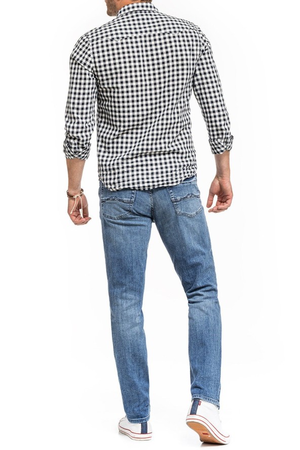 MUSTANG WASHINGTON MĘSKIE SPODNIE JEANSOWE JEANSY DENIM BLUE 1013944 5000 313