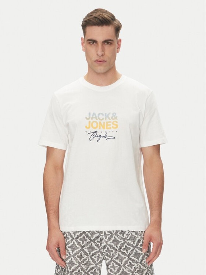 Jack & Jones T-Shirt Canggu 12281809 Biały Regular Fit