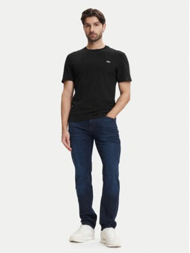 Lacoste T-Shirt TH0888 Czarny Regular Fit