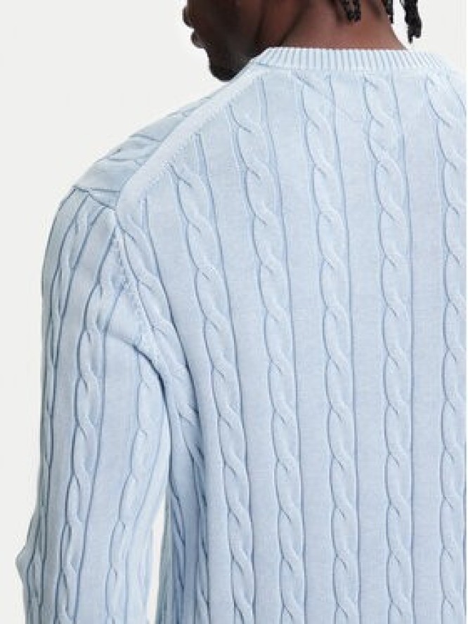 Tommy Hilfiger Sweter Classic MW0MW39524 Błękitny Regular Fit