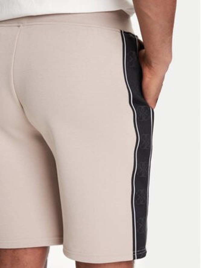 Guess Szorty sportowe Z4RD04 KB3P2 Beżowy Regular Fit