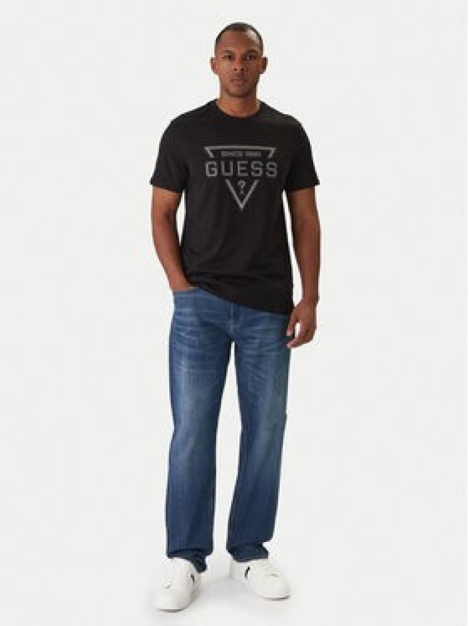 Guess T-Shirt M6RI09 I3Z14 Czarny Regular Fit