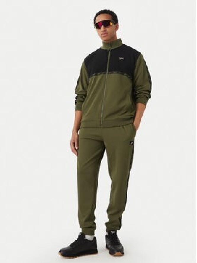 Reebok Bluza Artek RK25726CCM Zielony ciemny Regular Fit