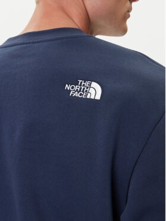 The North Face Bluza Essential NF0A89ET Granatowy Regular Fit