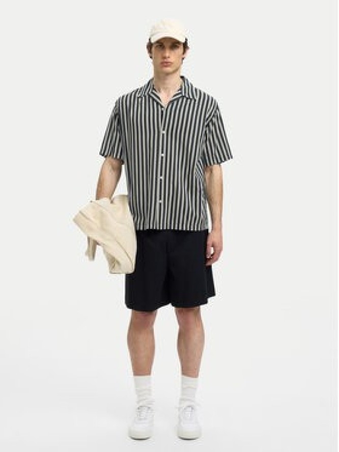 Selected Homme Koszula 16091381 Granatowy Relaxed Fit