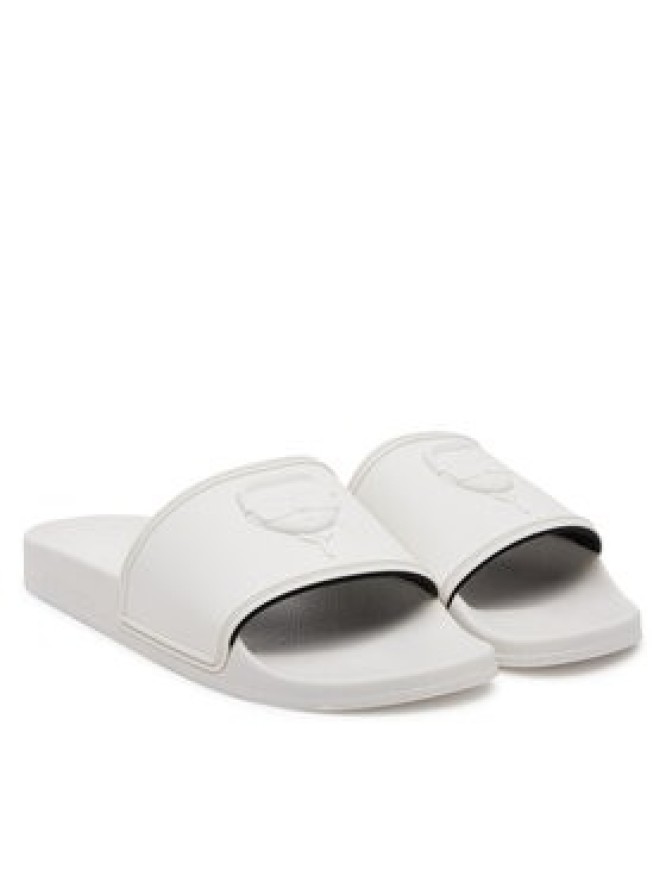 KARL LAGERFELD Klapki Kondo KL70009A Biały