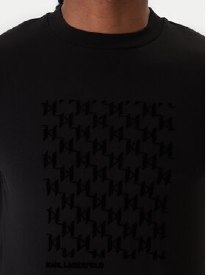 KARL LAGERFELD T-Shirt 755040 561221 Czarny Regular Fit