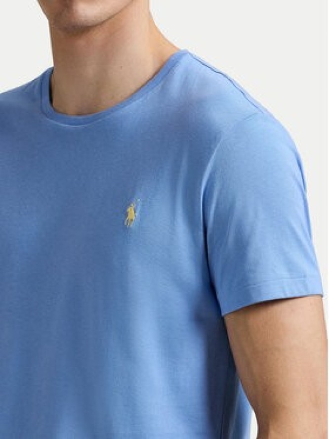 Polo Ralph Lauren T-Shirt 710671438454 Błękitny Custom Slim Fit