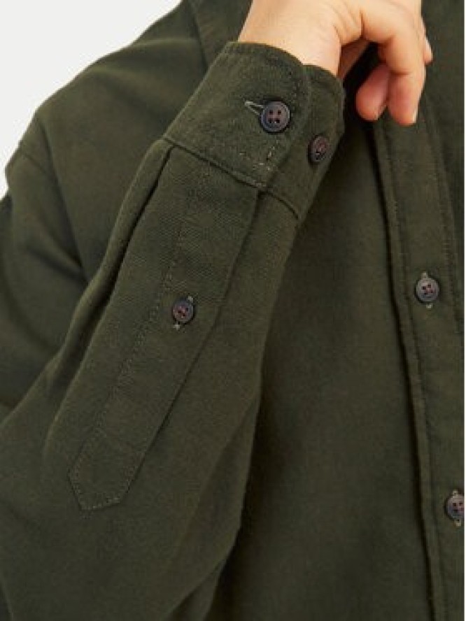 Jack & Jones Koszula Joshua 12258429 Zielony Slim Fit