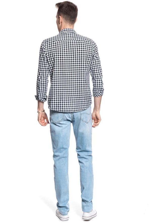 LEE RIDER MĘSKIE SPODNIE JEANSOWE BLEACHED CODY L701NLUH 112117640