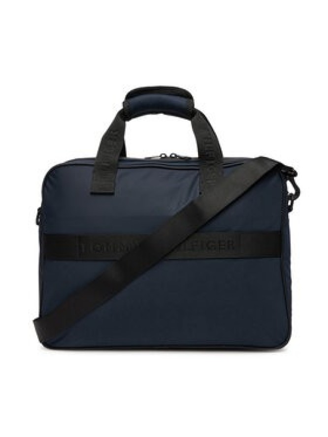 Tommy Hilfiger Torba na laptopa Th Repreve Computer Bag AM0AM13466 Granatowy