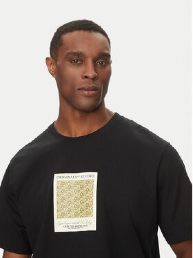 Jack & Jones T-Shirt Islington 12273019 Czarny Loose Fit