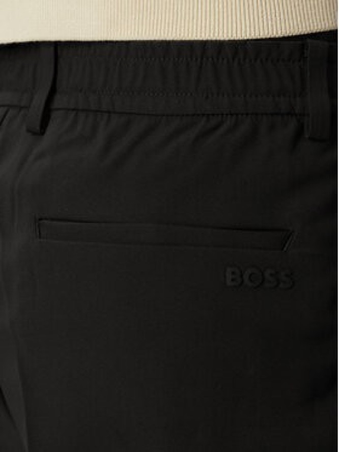 BOSS Chinosy Goc Swing 50564285 Czarny Regular Fit