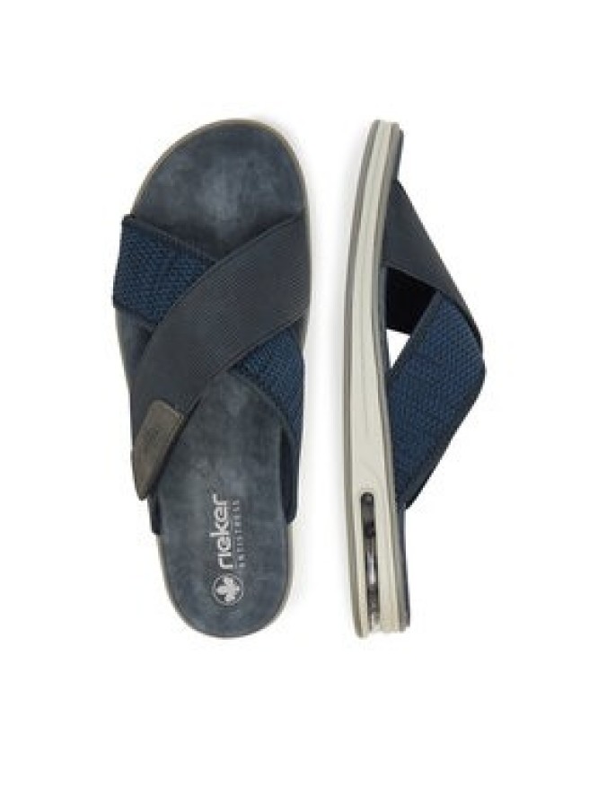 Rieker Klapki 29083-14 Granatowy