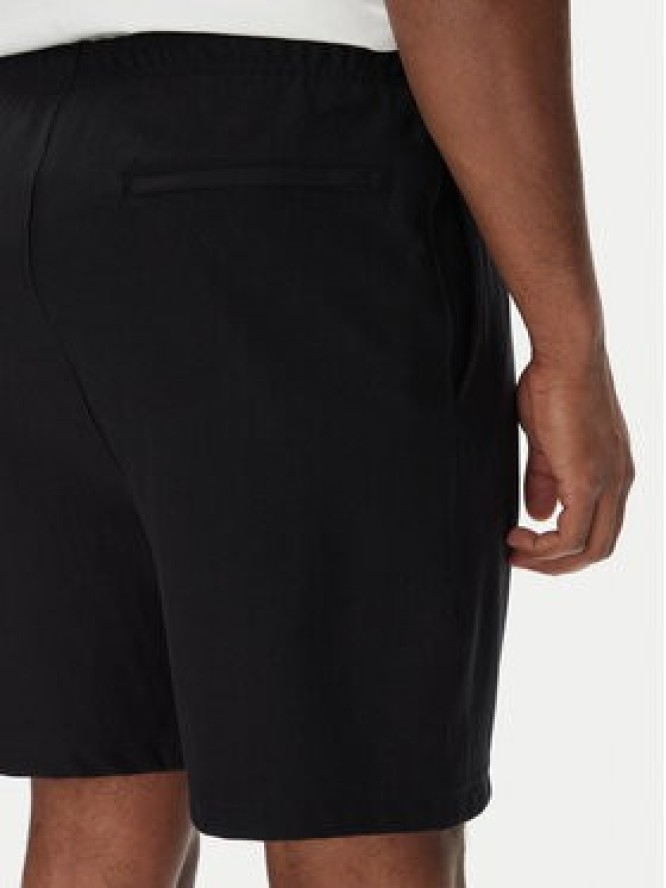 Calvin Klein Jeans Szorty sportowe Premium Terry LV04RC280G Czarny Regular Fit